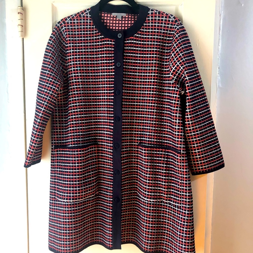 COS long sweater jacket swing cardigan M